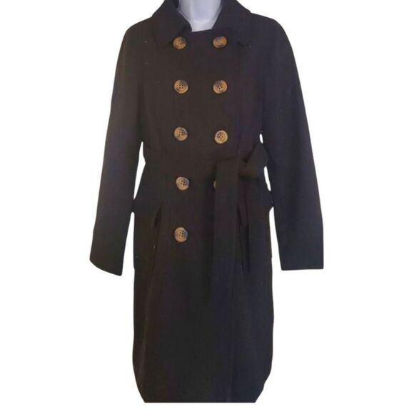 OLD NAVY Women's Black Peacoat Size Medium - Picture 2 of 3